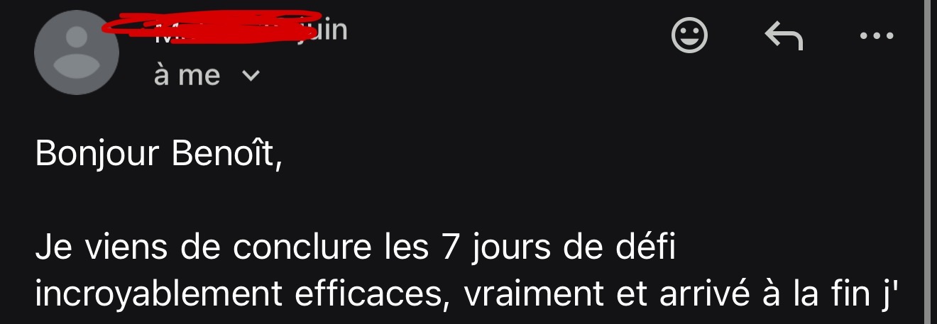 Témoignage client